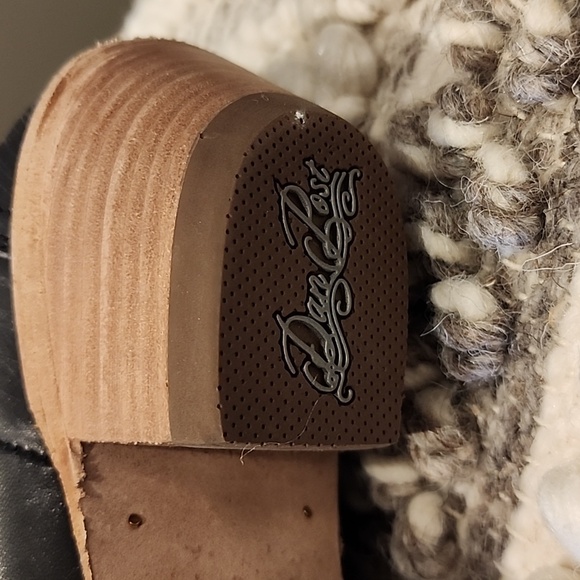 Dan POST Women's Shay Black and Silver Western Boots - Picture 4 of 7